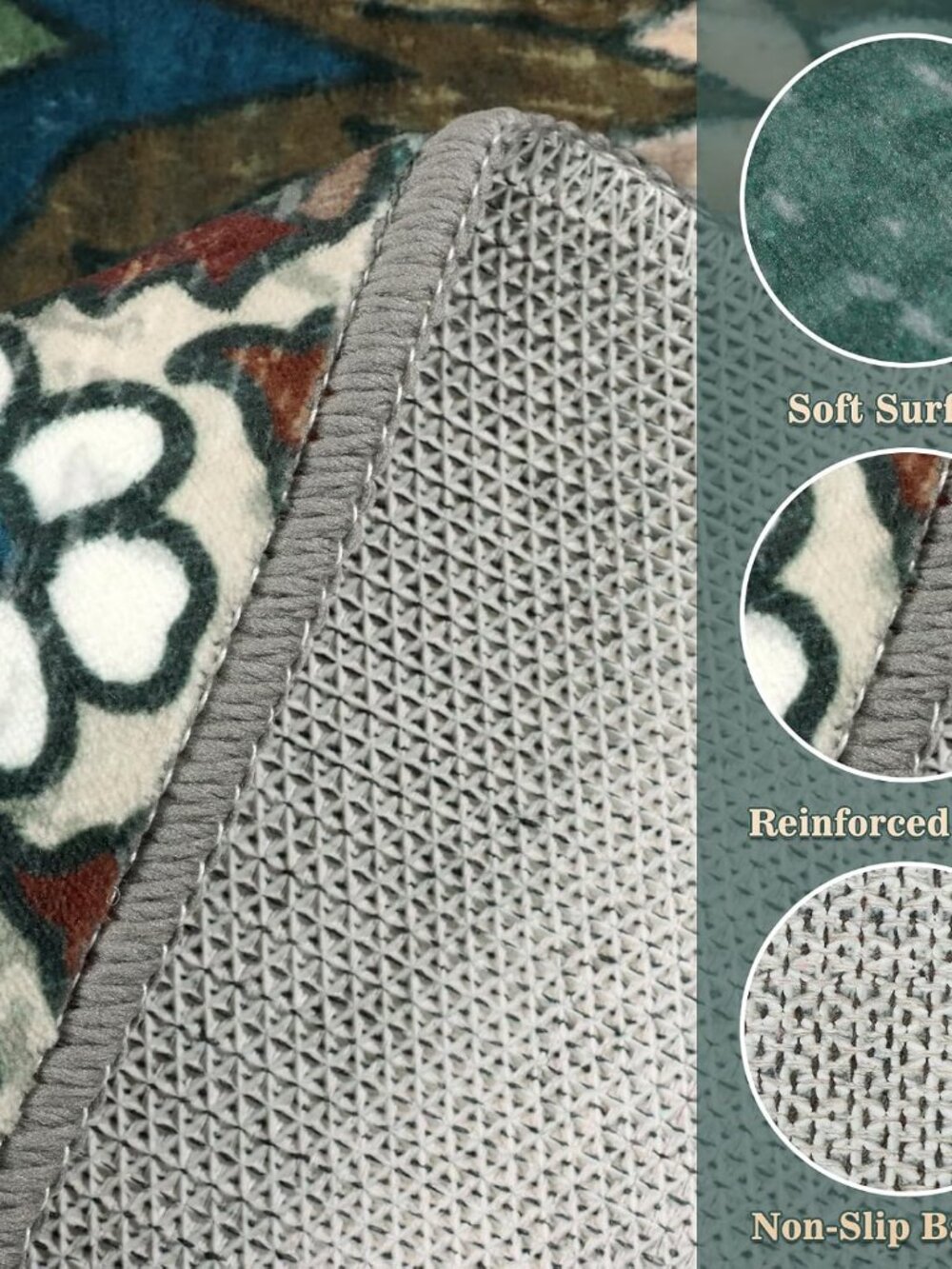 Tiger Round Area Rug - Picture 6 of 11